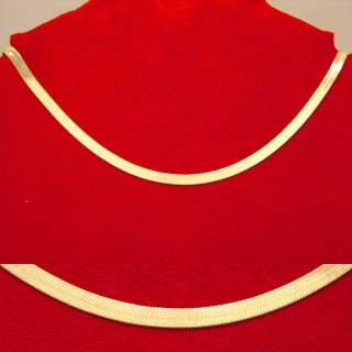 NEW 18HERRINGBONE NECKLACE FREE GOLD ON 1/4 OZ SOLID STERLING @ SCRAP 