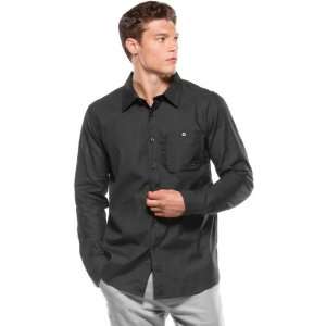 Oakley Re Imagined Woven Mens Long Sleeve Casual Shirt   Jet Black 