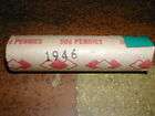 1946 P LINCOLN WHEAT CENT PENNY ROLL, nice condition
