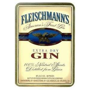  Fleischmann Gin Dry 80@ 1 Liter Grocery & Gourmet Food