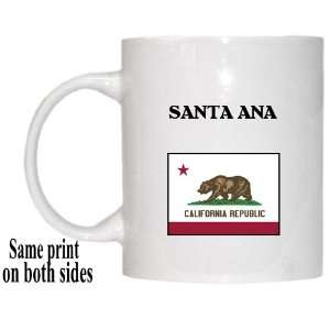  US State Flag   SANTA ANA, California (CA) Mug 