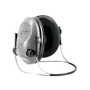 AO Safety Electronic Tactical 6S Earmuff Gray NRR 19 Behind the Head 