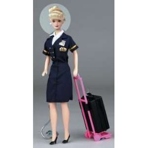 Flight Attendant Doll Continental 11.5 Inches