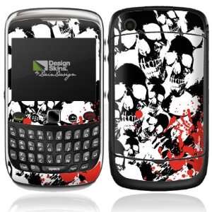  Design Skins for Blackberry 3G Curve 9300   Skull Blood 