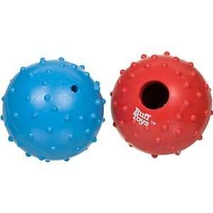   Toys 2 Solid Rubber Pimple Play Ball with Bell Dog Toy: Pet Supplies
