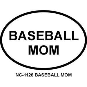  BASEBALL MOM Personalized Sticker Automotive