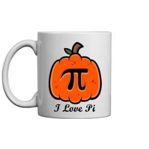   Pumpkin Pi And Coffee Custom 11oz Ceramic Coffee Mug