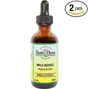 Alternative Health & Herbs Remedies Wild Indigo, 1 Ounce Bottle (Pack 