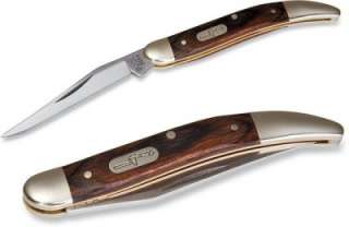 Buck Wood Grain Toothpick Folding Knife 385BRS  