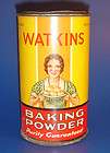 vintage baking powder tin watkins j r watkins co oakland