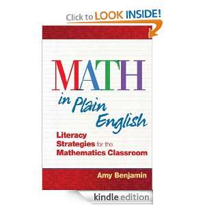   in Plain English: Literacy Strategies for the Mathematics Classroom