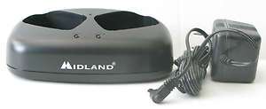 Midland dual desktop charger CVP6 for Midland 2 way radios  