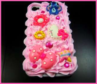 Cute Ice Cream 3D Cake Hard Back COVER Case for Apple iPhone 4 4G 4S 