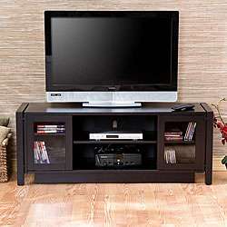 Black TV Stand/ Media Console  Overstock