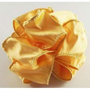   Wired Edge Ribbon, 2 1/2 Wide, 25 Yards, Old Gold: Everything Else