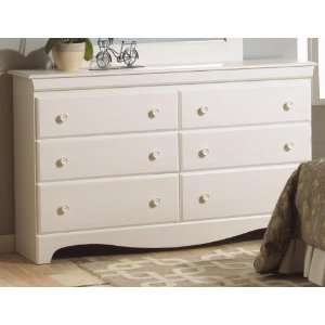   Cottage 6 Drawer Dresser In Lucy Paint Finish by Standard Furniture
