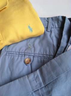 RALPH LAUREN Womens SLIM FIT POLO Shirt Golf Bermuda Shorts 3PC Outfit 