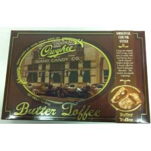 Idaho Candy Owyhee Butter Toffee Chunk, 1 Pounds:  Grocery 
