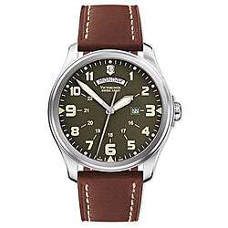 Swiss Army Infantry Vintage Day Date Mens Watch  Overstock