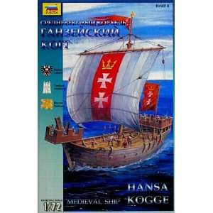  Hansa Kogge Medieval Cargo Ship Zvezda Toys & Games