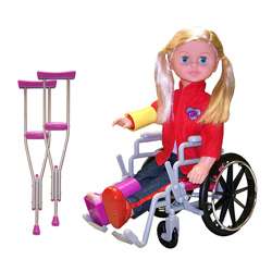   accident kit and On the Go Girl Fashion Doll (18 inch)  