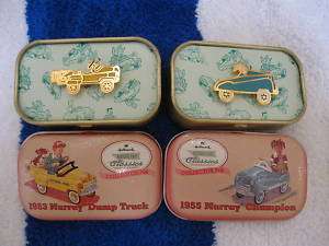 LOT OF 2 MURRAY 1955 & 1953 KIDDIE CARS COLLECTOR PINS  