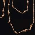 Carolee Rose Goldplated 48 inch Double Strand Copper Necklace