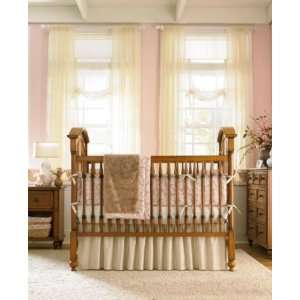  Wendy Bellissimo Pink Swirl 3 Pc Crib Bedding Set Baby