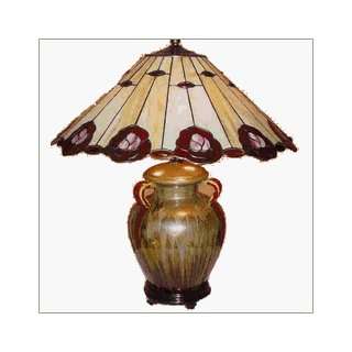  Koch Originals 8122608   Clarice Stained Glass Table Lamp 