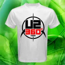 NEW U2 360 TOUR LOGO men t shirt S M L XL XXL XXXL  