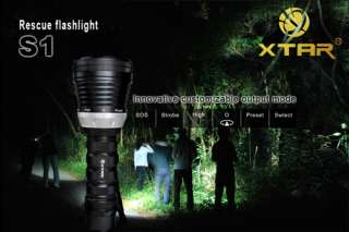 New XTAR S1 CREE XM L U2 2800Lumens 4Mode LED Flashlight Torch  