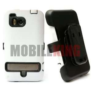  (MOBILE KING) Dual Ultra Rugged Protector Case ¡V White 