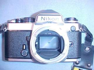 Nikon FE 35mm Camera, NIKKOR 28mm 13.5 Lens, Instruction Manual 