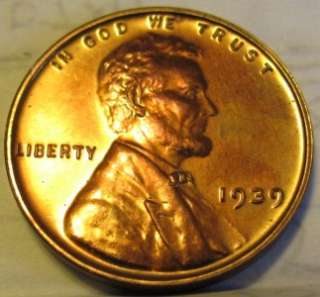 1939 GEM PROOF Lincoln Wheat Cent   