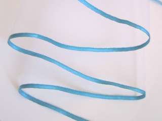 1T Elbow White Colorful Wedding Veil Blue Ribbon Edge  