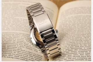   Mechanical Stainless Steel Case Band Waterproof Classic Watch  
