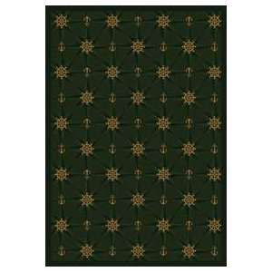 Joy Carpets Whimsy MarinerS Tale 1515 Emerald Kids Room 78 x 109 