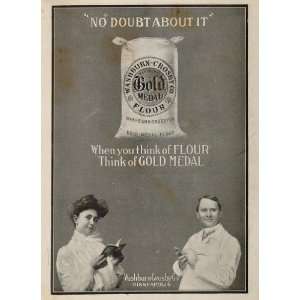  1903 Print Ad Gold Medal Bread Flour Washburn Crosby 