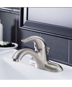 Delta Centerset Stainless Steel Bathroom Faucet  Overstock