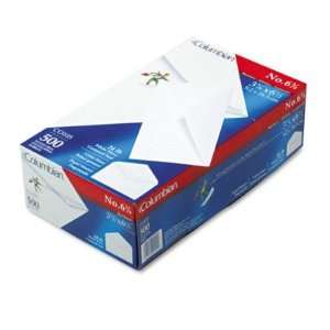  White Wove Business Envelopes   V Flap, #6 3/4, White, 500 