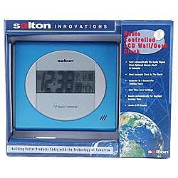 Salton Innovations Atomic LCD Wall/ Desk Clock  