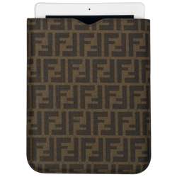 Fendi Zucca Coated Leather iPad Cover  Overstock