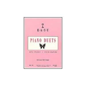  Seven Easy Piano Duets George Peter Tingley 1 Piano, 4 