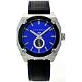 Android Men?s Antiforce Blue Rubber Strap Watch  Overstock
