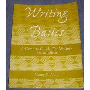  Writing Basics a Concise Guide for Writers Books