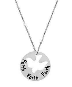 Sterling Silver Faith Dove Necklace  