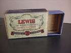 VINTAGE ANTIQUE SAFETY MATCHES BOX LEWIS OF WESTMINSTER ANTIQUE RARE