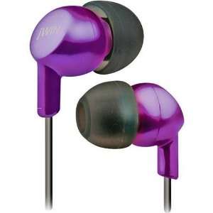  JWin Purple Lightweight In Ear Stereo Earphones Musical 