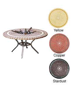 Mosaic Fire Pit Table  