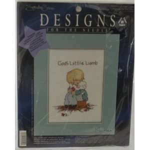  Gods Little Lamb Counted Cross Stitch Kit: Arts, Crafts 